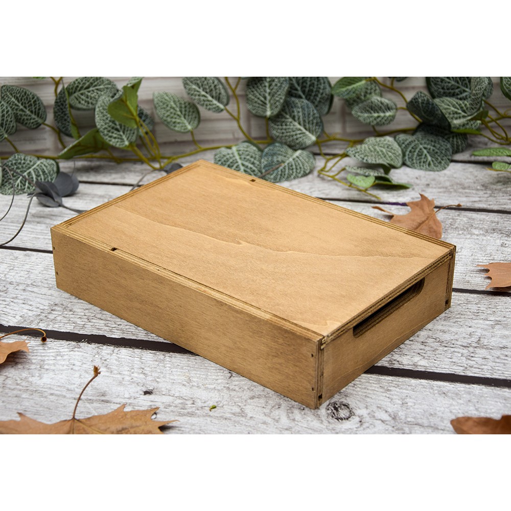 Caja de madera 15x15x7 cm Riera